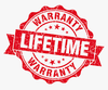 Lifetime Warranty